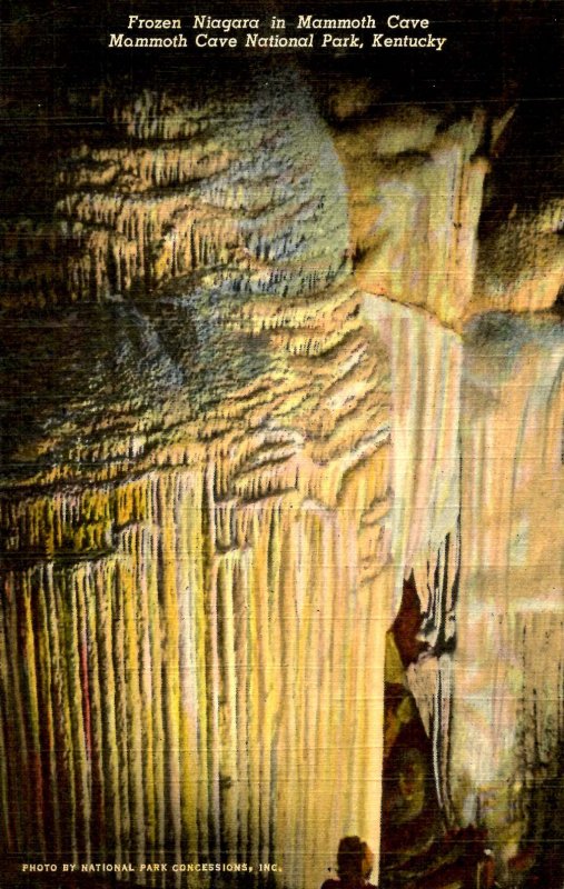 KY - Mammoth Cave Nat'l Park. Frozen Niagara