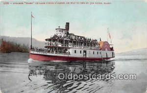 Steamer Idaho St Joe River, Idaho Ship 1915 