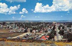 Evanston Wyoming Birdseye View Of City Vintage Postcard K35156