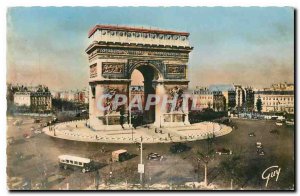 Old Postcard Paris and Place Wonders and Arc de Triomphe Etoile 1806 1836