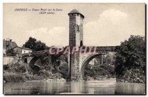 Orthez Old Post Card Old bridge over the Gave