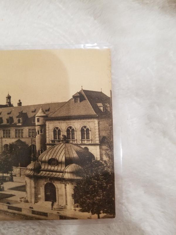 Antique Postcard, Munchen, Nationalmuseum