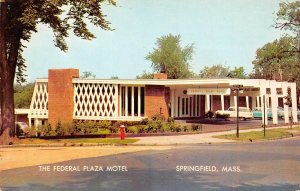 Springfield, Massachusetts, Federal Plaza Motel, Vintage Postcard AA357-15