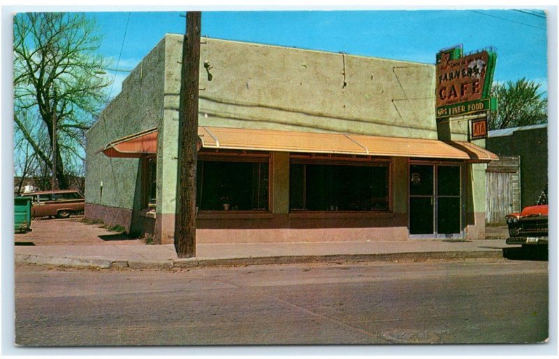 WRAY, CO Colorado~ Roadside  FARMER'S CAFE c1950s Yuma County Postcard