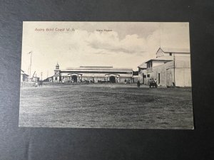 Mint British Gold Coast Postcard RPPC Accra Ware House