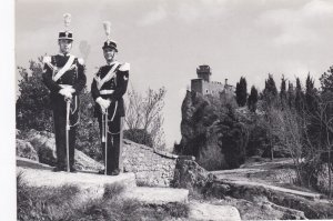 San Marino Gendarme In High Uniform Real Photo