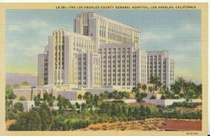 America Postcard - Los Angeles County General Hospital - California - Ref TZ3405