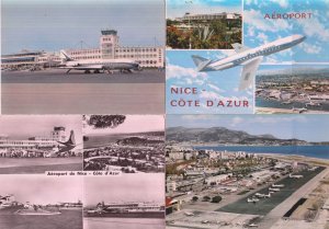AIRPORT NICE France 44 Postcards pre-1980 (L3823)