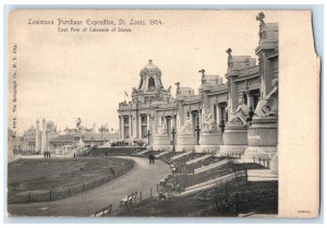 1904 Louisiana Purchase Expo East Arm Colonade of States St. Louis MO Postcard