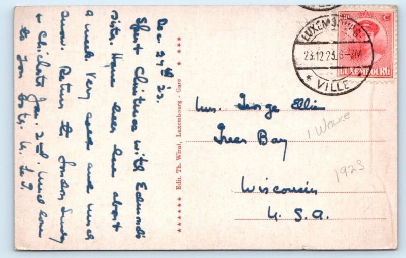 Luxembourg - Pont Adolphe - Postcard