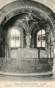 France - Paris, St. Dennis Abbey, Crypt, Chapel of the Virgin