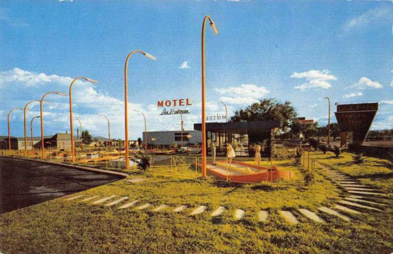 Matehuala Mexico Motel Las Palmas Mini Golf Vintage Postcard JA7471848