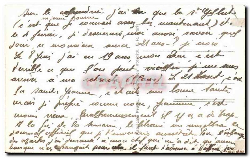 Old Postcard Paris Madeleine