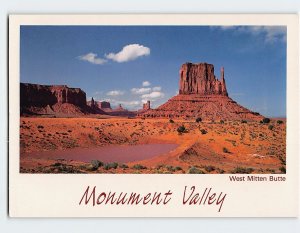 Postcard West Mitten Butte, Monument Valley, Arizona