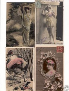 DE VERE E. THEATRE STAR 20 Vintage Postcards pre-1920 (L4192)