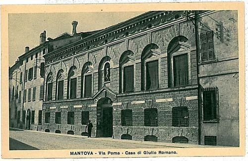 Vintage POSTCARD: MANTOVA City - VIA POMA-