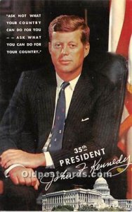 President John F Kennedy Unused 