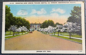 Vintage Postcard 1947 US Veterans Administration Hospital Johnson City Tennessee