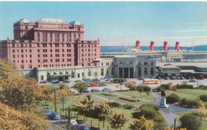 Halifax Nova Scotia Canada  Hotel, Union Station, Cornwallis Sq Chrome Postcard