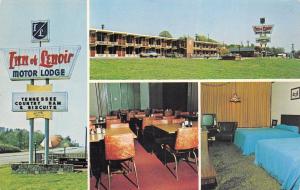 Lenoir City Tennessee 1960s Postcard Inn of Lenoir Motor Lodge