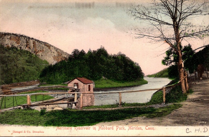 Connecticut Meriden Merimere Reservoir In Hubbard Park