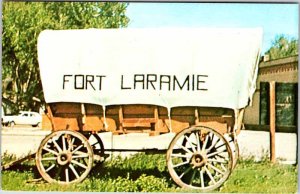 Postcard HISTORICAL SCENE Fort Laramie Wyoming WY AO8906