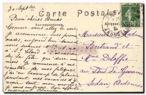 Saint Cloud Old Postcard General view and the bridge