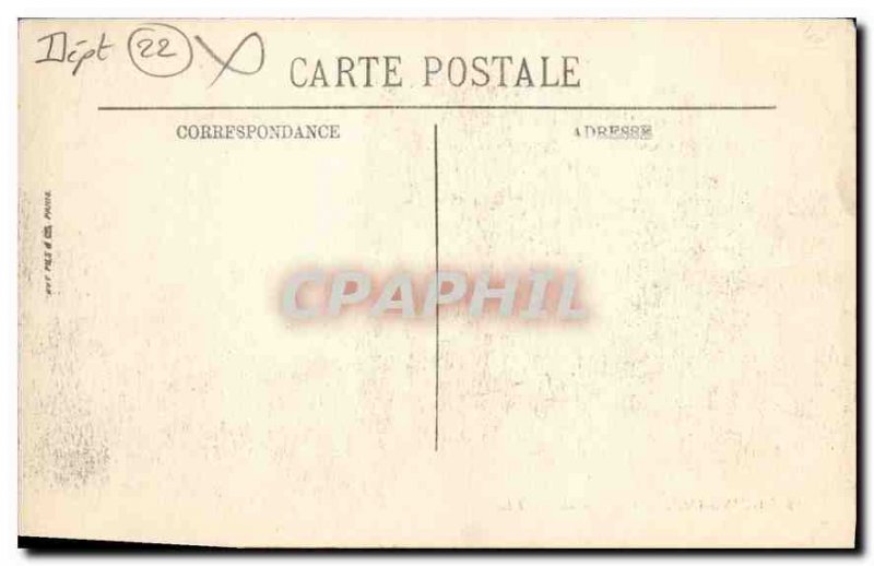 Postcard Old Guingamp General view