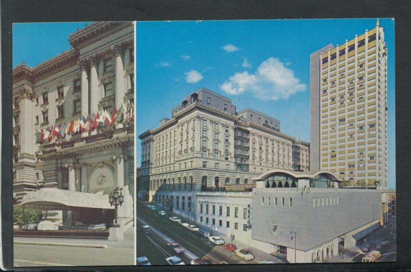 America Postcard - Fairmont Hotel & Tower, Atop Nob Hill, San Francisco  RS20196