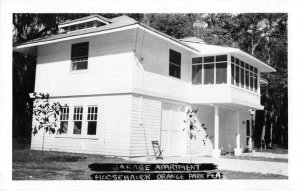 Moosehaven Orange Park Florida Garage Apartment Real Photo Postcard JI657926