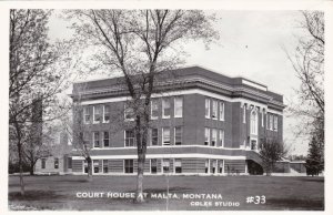 Montana Malta Court House Real Photo sk2022