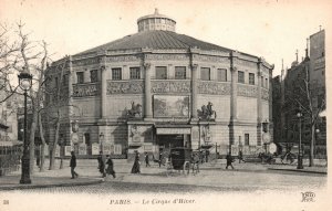 Vintage Postcard Le Cirque D'Hiver Anciens Etab Neurdein Et Cie Paris France