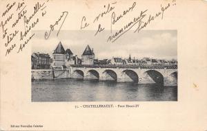 BF3374 pont henri IV chatellerault france