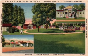 Louisiana, Missouri - The Champ Clark Tourist Camp - in 1954