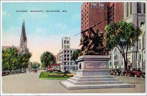 WI - Soldiers Monument, Milwaukee