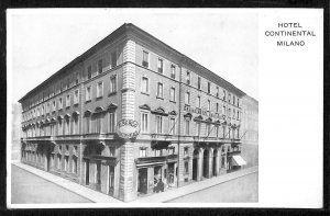 ab1112 - VINTAGE POSTCARD - MILAN City: Hotel Continental-
