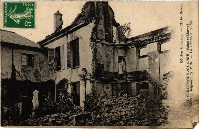 CPA MILITAIRE La Ferté sous Jouarre-Chateau Régnard de l'Ille (316578)