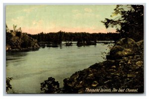 View Of Lost Channel Thousand Islands Ontario Canada UNP DB Postcard P26