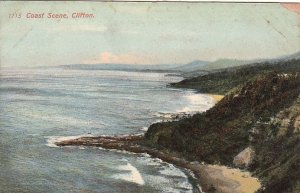 Postcard Coast Scene Clifton New Zealand