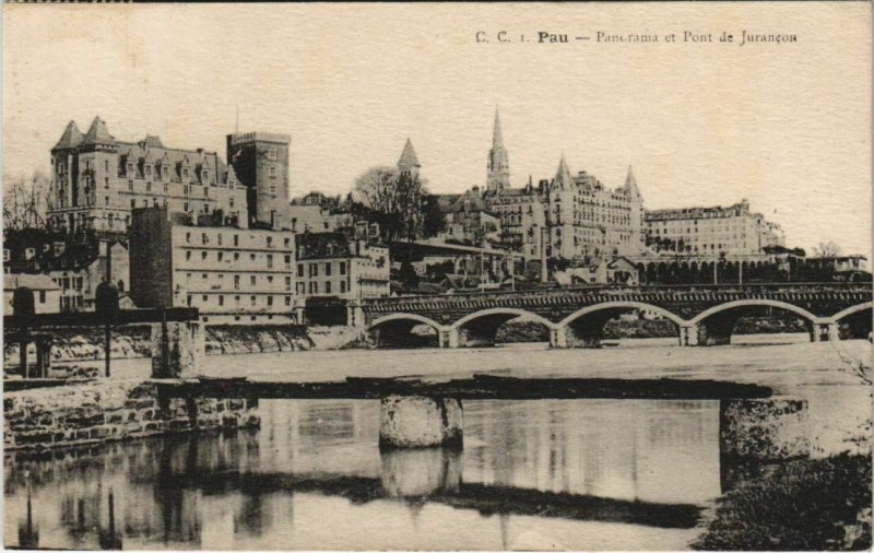 CPA Pau Panorama et Pont de Jurancon FRANCE (1124520)