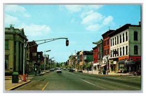 Main Street Somerville Somerset County New Jersey Vintage Standard View Postcard