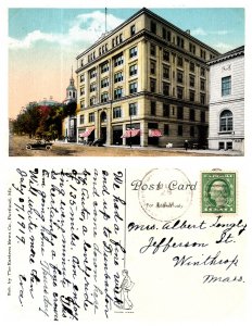 Masonic Temple and First Parish Church, Portland, Maine (8545)