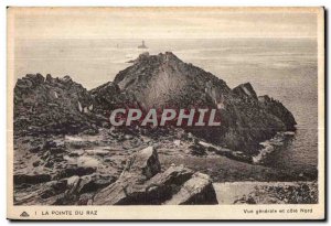 Old Postcard The Pointe du Raz General view and north coast