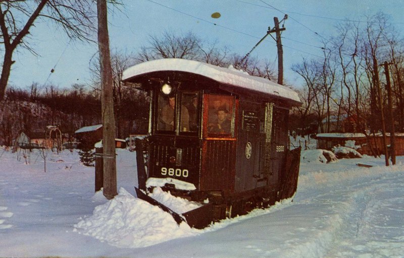 CT - New Haven. Branford Trolley Museum, Snowplow