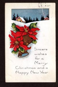 U S 19xx Christmas Picture Postcard!