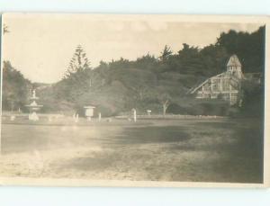 Old rppc BUILDING SCENE Architecture Postcard AB0891