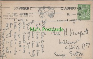 Genealogy Postcard - Vera?utt - Hillcrest, Albion Road, Sutton, Surrey  RF7765