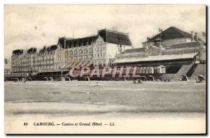 Old Postcard Cabourg Casino and Hotel