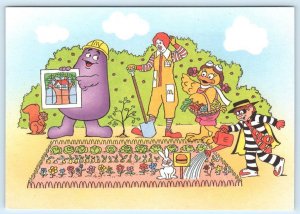 2 Postcards RONALD McDONALD Advertising CASTLE & GARDENING Hamburgler 4x6