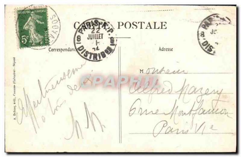 Old Postcard The Delivrande Notre Dame